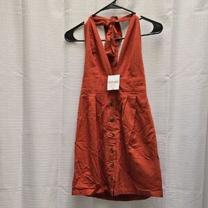 Forever 21 Rust Backless Dress